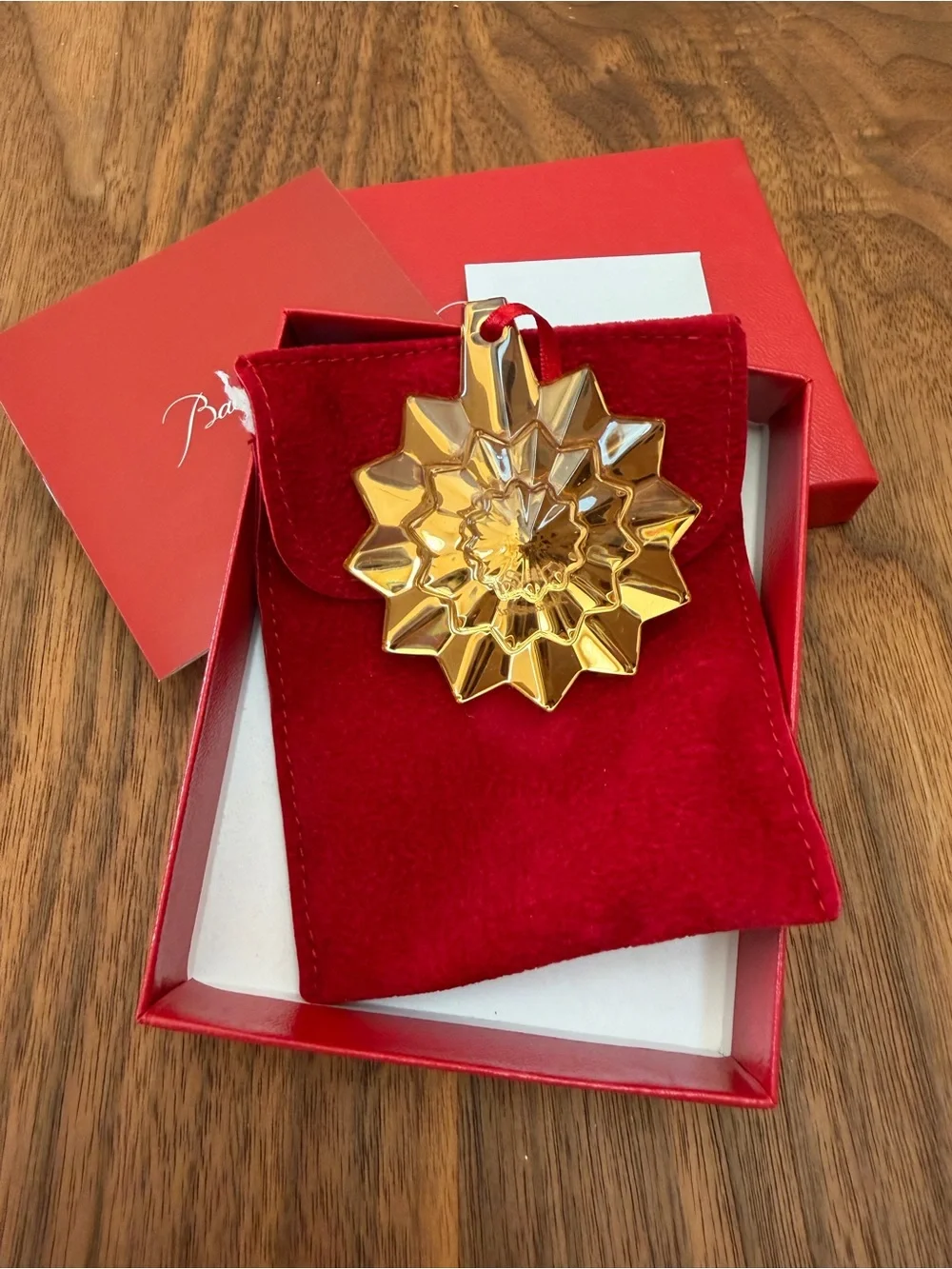 Baccarat Christmas Ornament 2019
